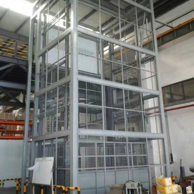 东城街道导轨式升降平台货梯